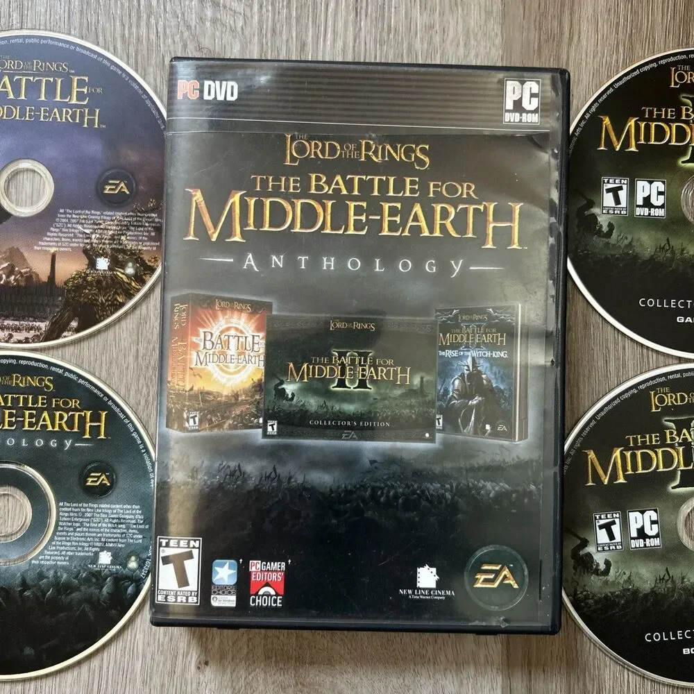 Lord of the Rings: The Battle for Middle-Earth Anthology PC Missing 1 Disc READ